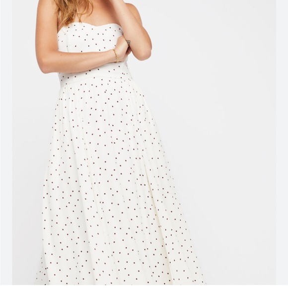 FREE PEOPLE BELLA DONNA POLKA DOT DRESS - Picture 2 of 3
